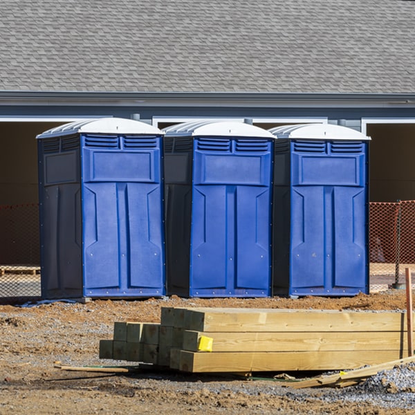 how can i report damages or issues with the portable restrooms during my rental period in Coe Illinois